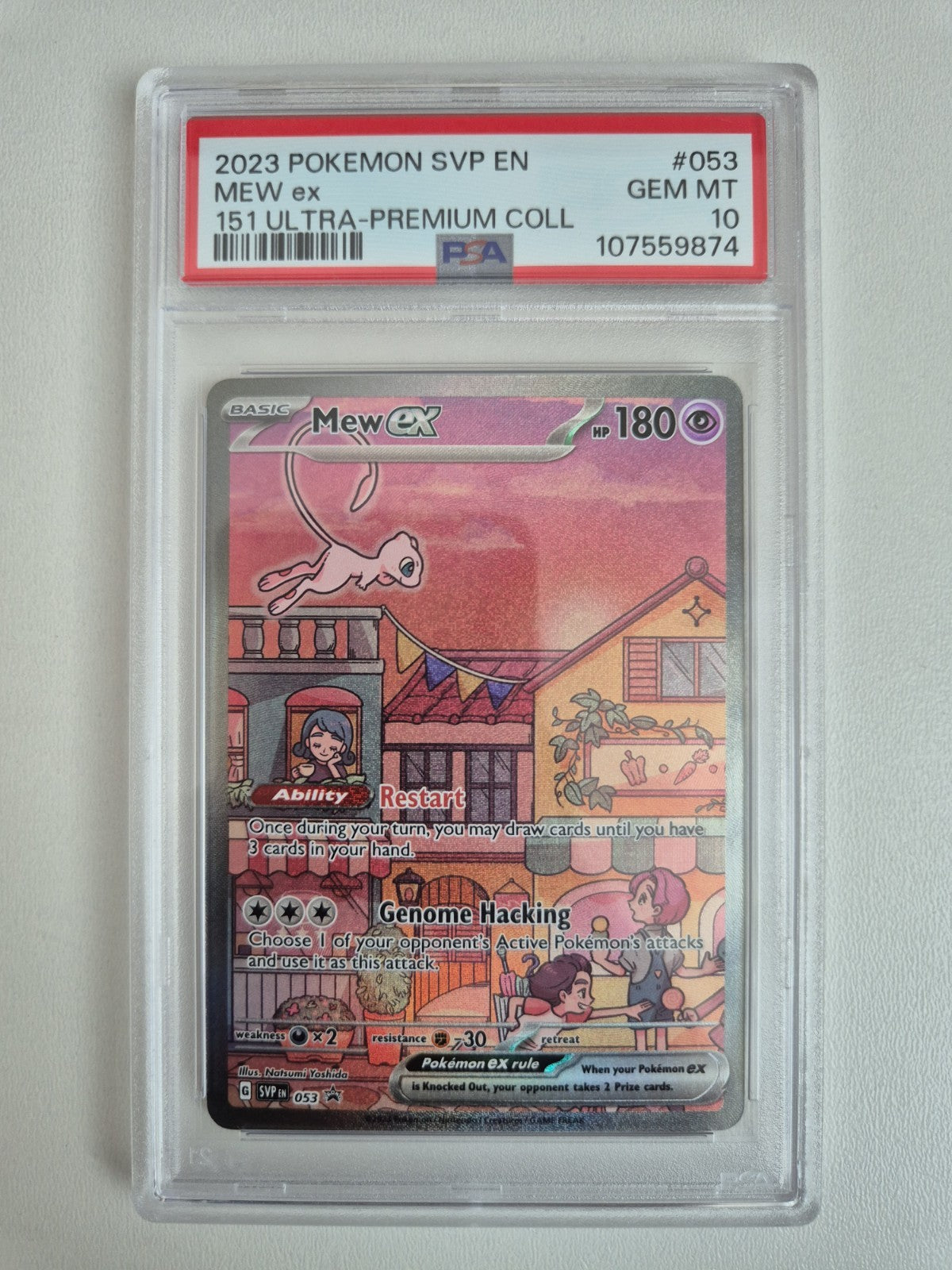 PSA 10 Mew ex 053 SVP Promo 151 Ultra Premium Collection Pokemon Card GEM MINT