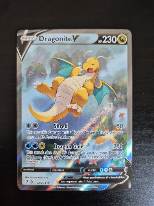 Dragonite V Evolving Skies 192/203 Holo Ultra Rare Pokémon - READ DESCRIPTION