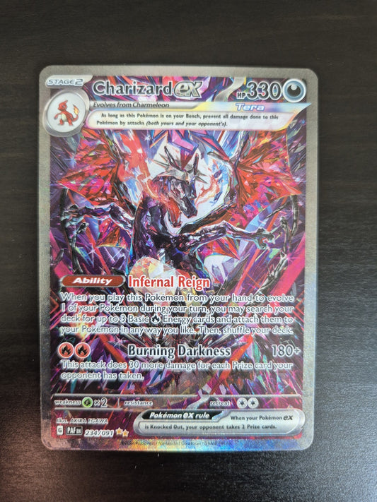 Charizard ex 234/091 Paldean Fates Ultra Rare Pokemon Card - READ DESCRIPTION