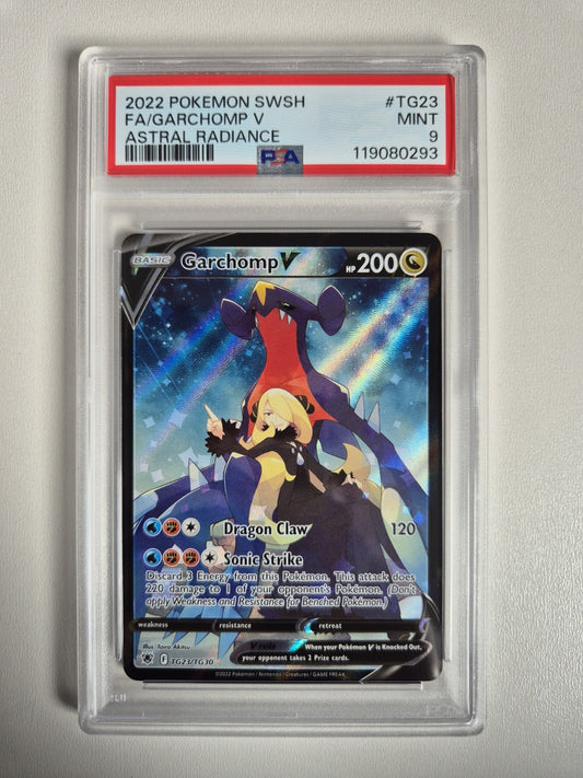 PSA 9 Garchomp V TG23/TG30 TG23 Astral Radiance Trainer Gallery Ultra Rare MINT