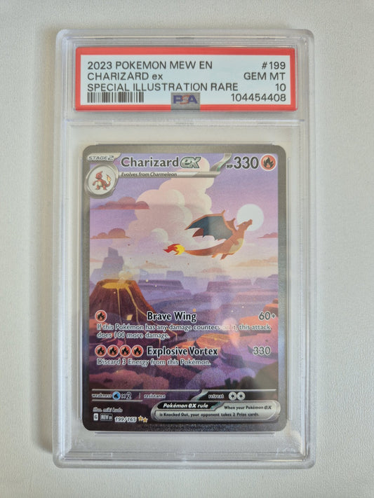 PSA 10 - Pokemon TCG Scarlet & Violet - 151 - Charizard EX  199/165 - Ultra Rare