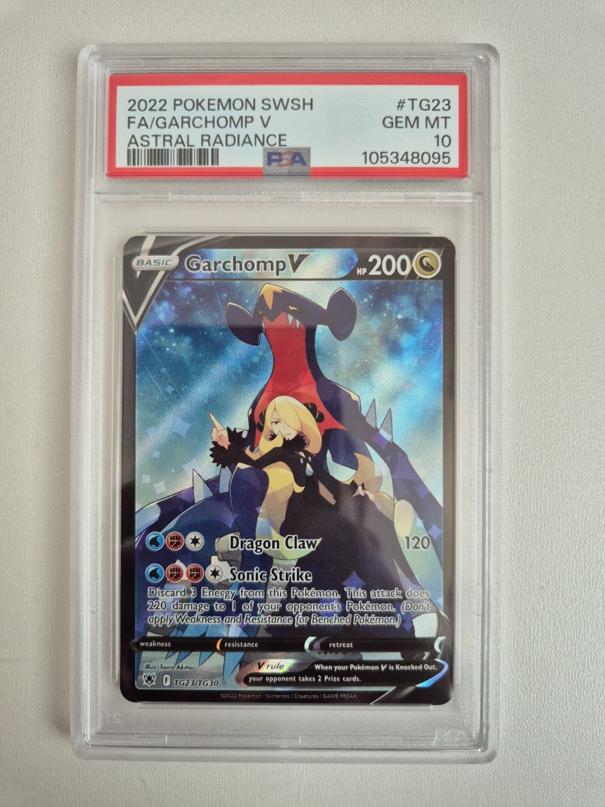 PSA 10 Garchomp V TG23/TG30 Astral Radiance Trainer Gallery Pokemon Gem Mint