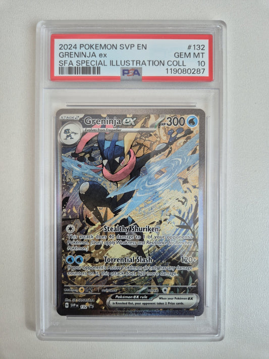 PSA 10 Greninja ex 132 Special Illustration Rare Black Star Promo Pokemon GEM MT
