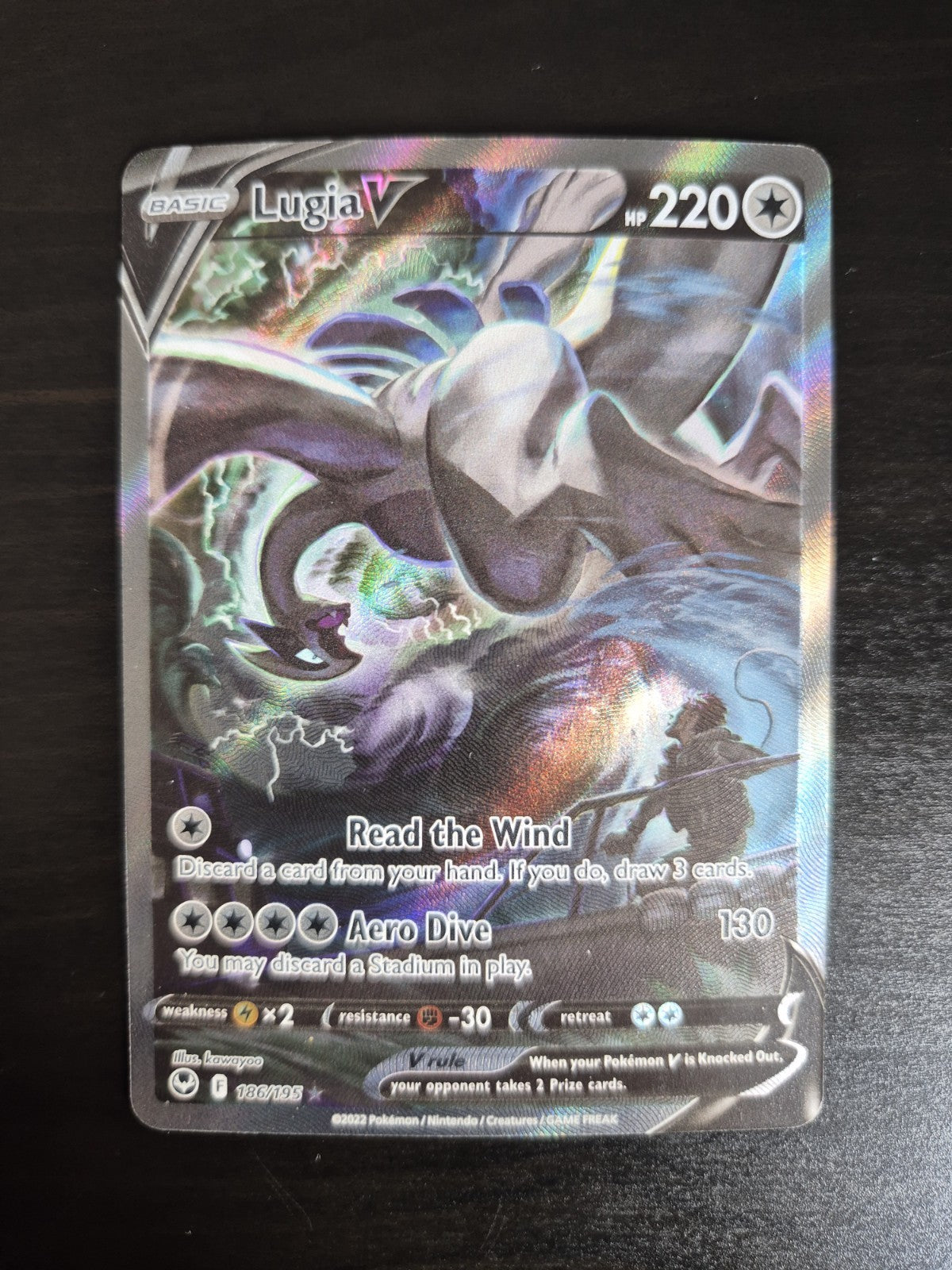 Lugia V 186/195 Silver Tempest Alt Art Pokémon TCG Near Mint - READ DESCRIPTION