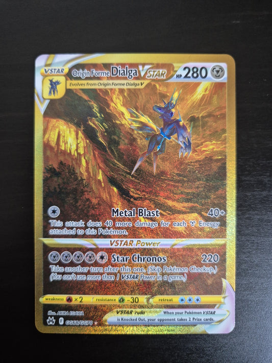 Origin Forme Dialga VSTAR Crown Zenith GG68/GG70 Secret Rare Pokémon Near Mint