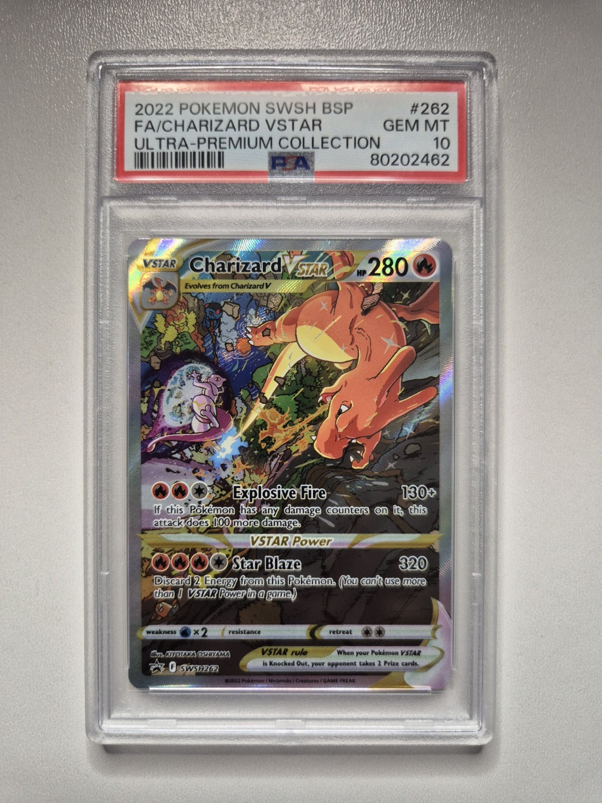 PSA 10 Charizard VSTAR #SWSH262 UPC Promo Full Art Rare Pokemon Card GEM MINT