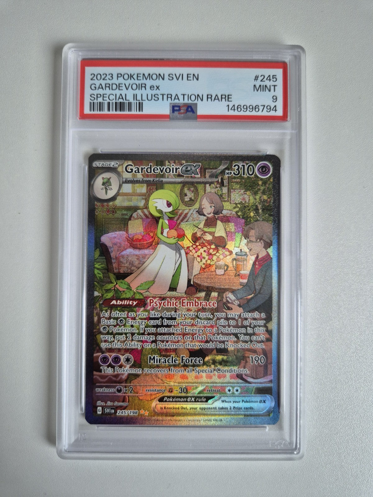 PSA 9 Gardevoir ex 245/198 Scarlet Violet Base SIR Ultra Rare Holo Pokémon MINT