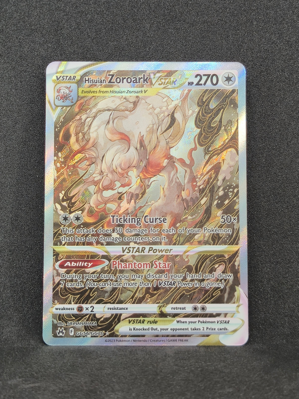 Hisuian Zoroark VSTAR Crown Zenith #GG56