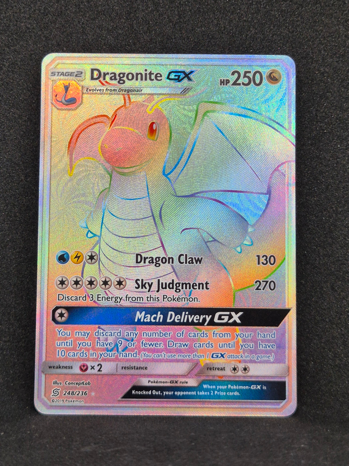 Dragonite GX Unified Minds #248