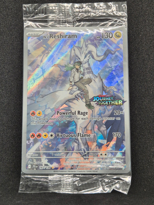 N's Reshiram ex Journey Together Stamped #167