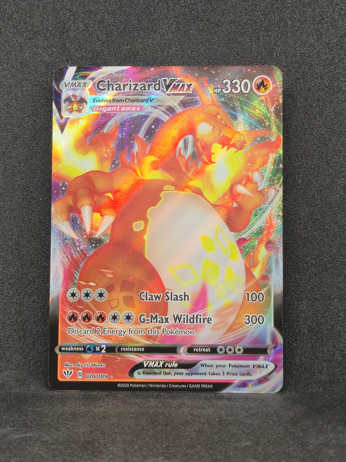 Charizard VMAX Darkness Ablaze #020