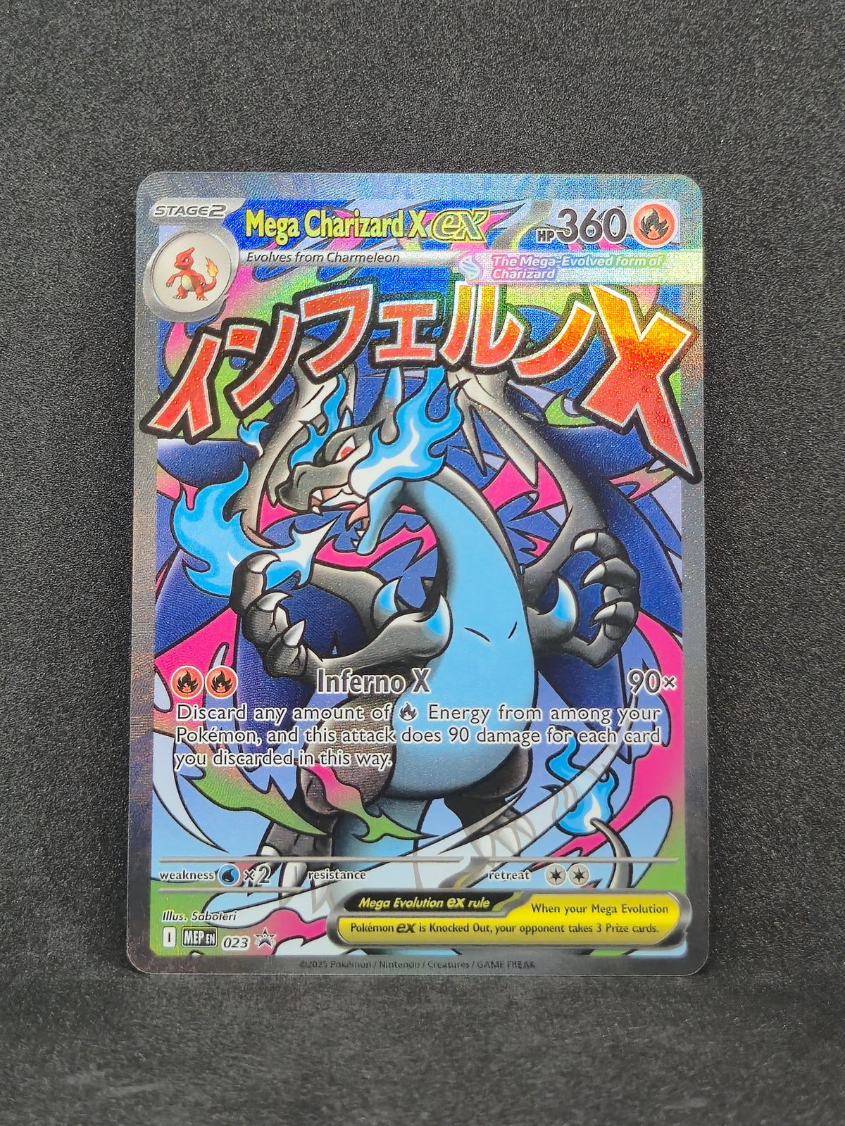 Mega Charizard X ex Promo #023