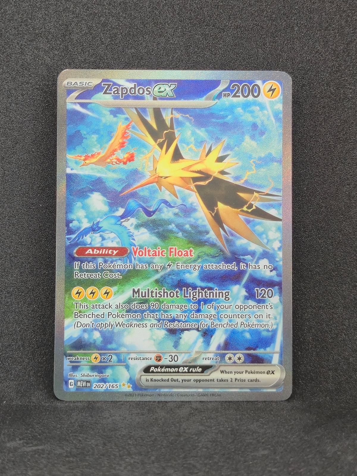 Zapdos ex 151 #202