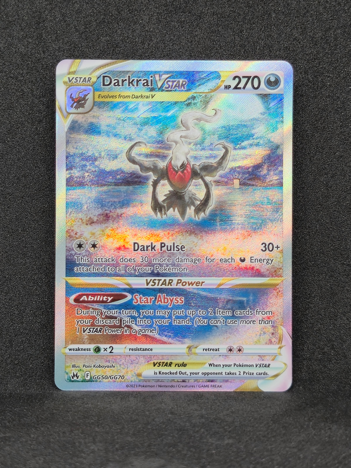Darkrai VSTAR Crown Zenith #GG50