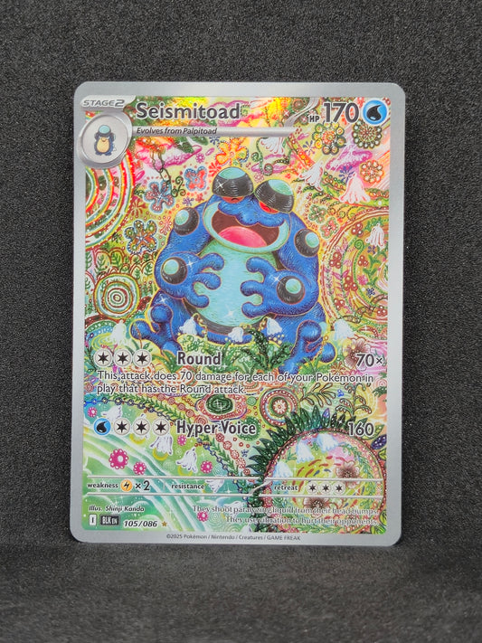 Seismitoad Black Bolt #105