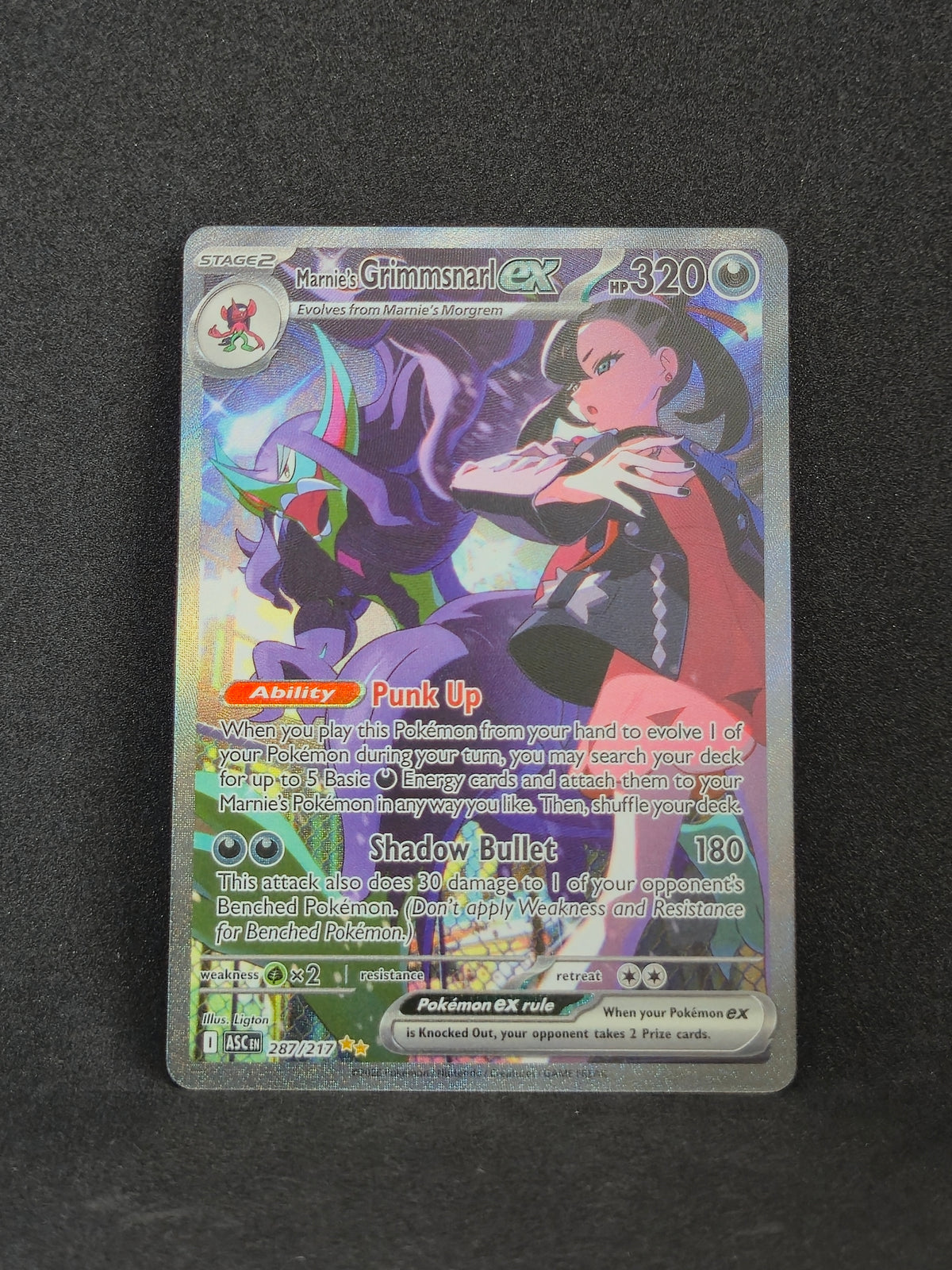 Marnie's Grimmsnarl ex Ascended Heroes #287