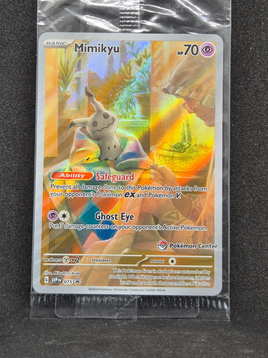 Mimikyu Paldean Fates PC ETB Promo #075