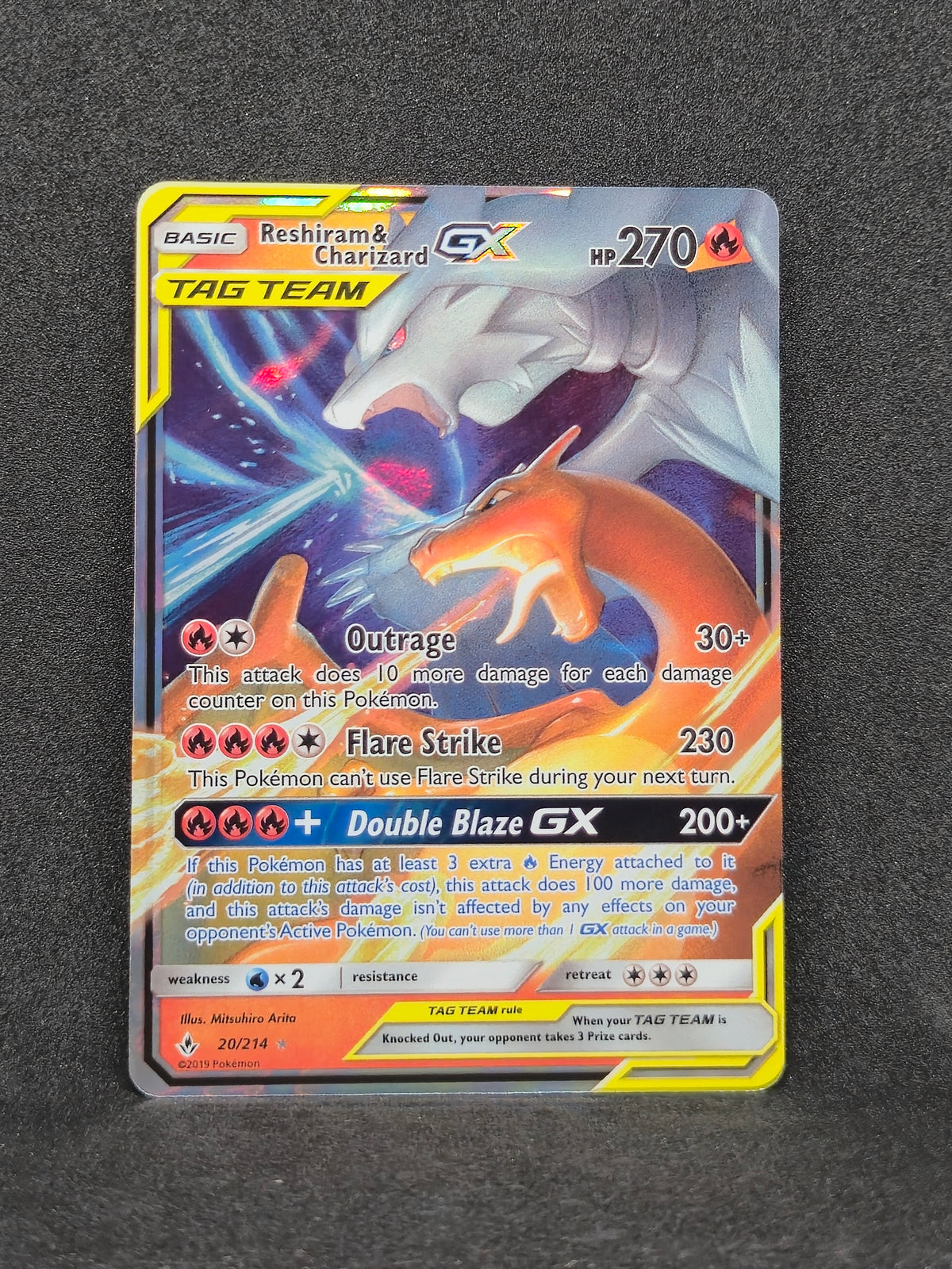 Reshiram & Charizard GX Unbroken Bonds #20