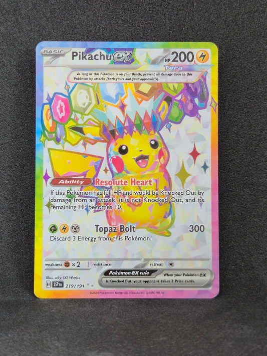 Pikachu ex Surging Sparks #219