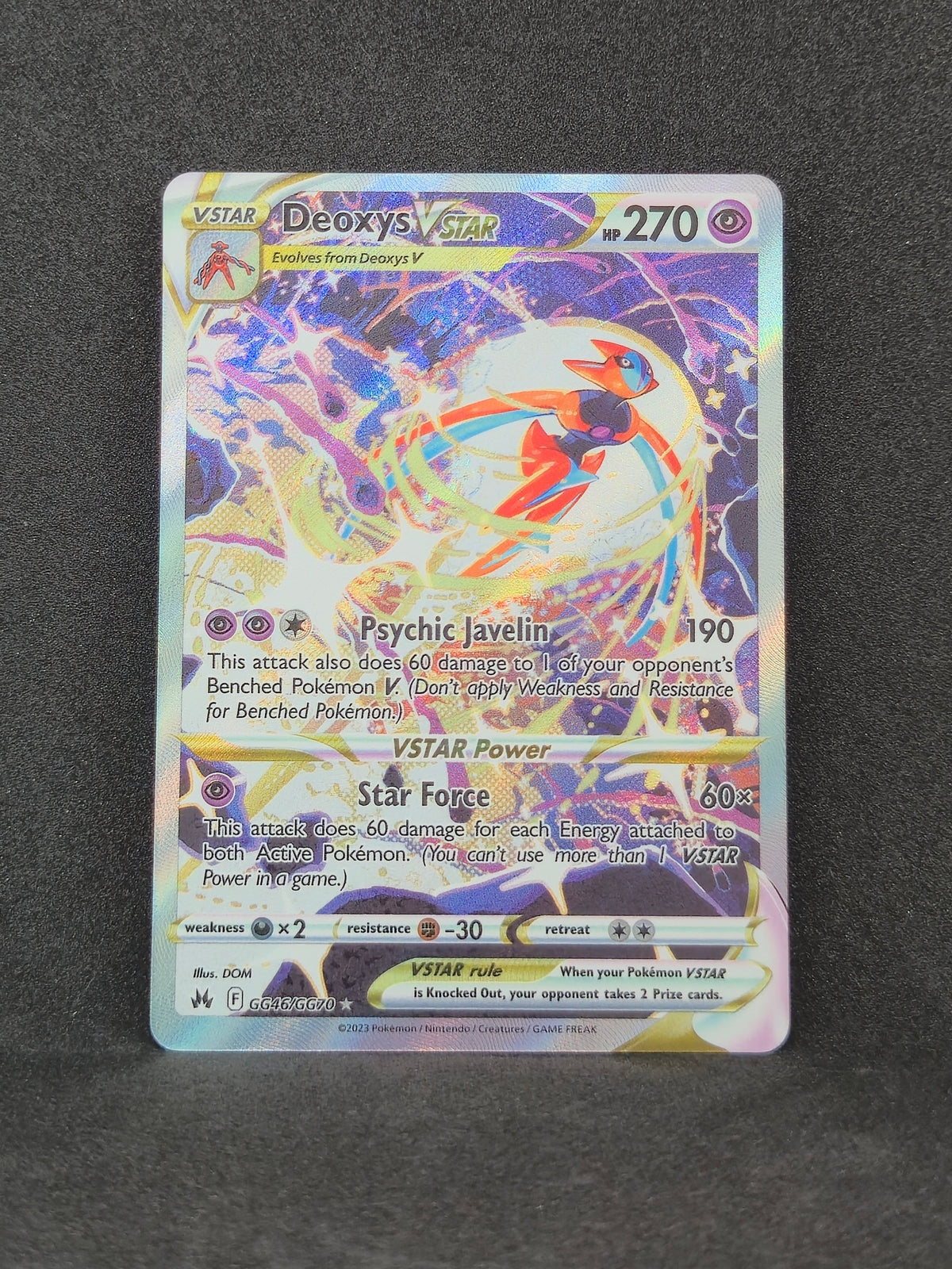 Deoxys VSTAR Crown Zenith #GG46